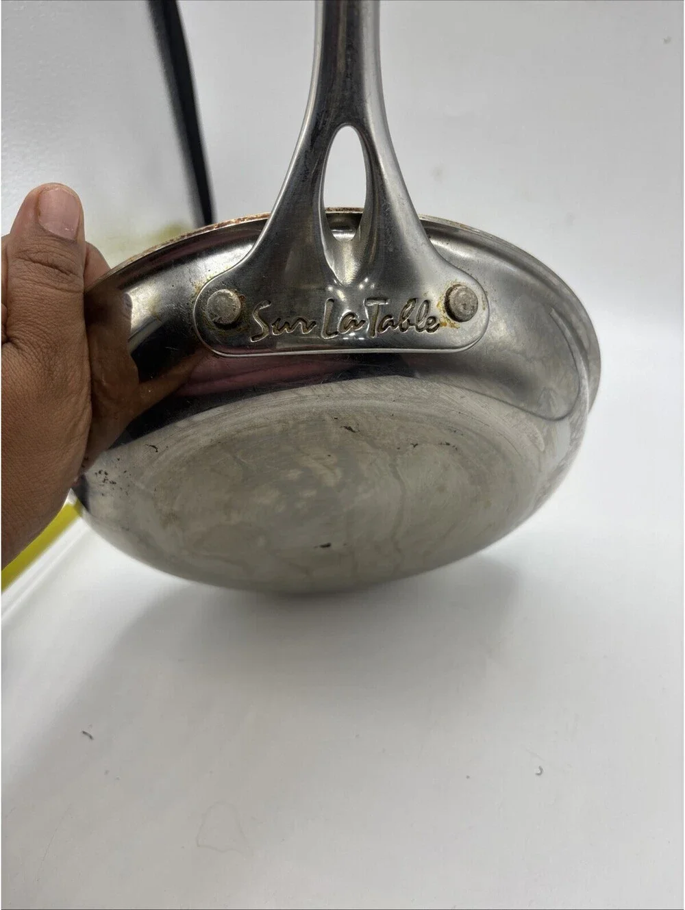 Sur La Table brand stainless steel frying pan 9